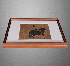 城口书画装裱配框服务案例